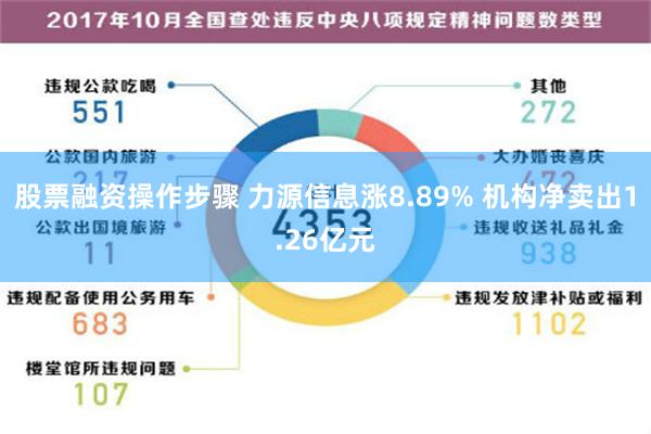 股票融资操作步骤 力源信息涨8.89% 机构净卖出1.26亿元