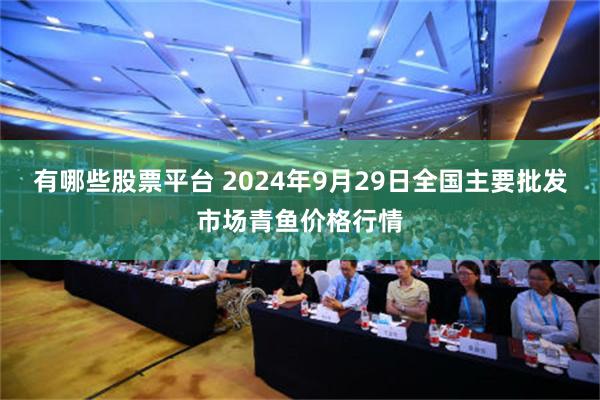 有哪些股票平台 2024年9月29日全国主要批发市场青鱼价格行情