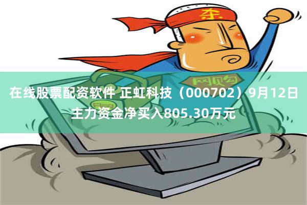 在线股票配资软件 正虹科技（000702）9月12日主力资金净买入805.30万元